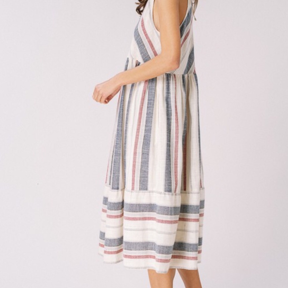 NWT Striped Woven Dress 1 size L left!!!! - Picture 4 of 4